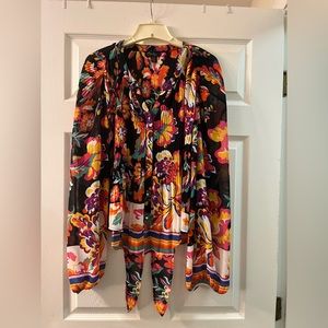 Misses long sleeve dressy blouse